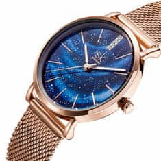 Shengke Ženska ročna ura Galaxy Blue