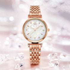 Shengke Ženska ročna ura Pearl Rose Gold