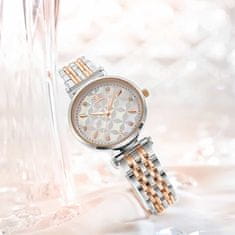 Shengke Ženska ročna ura Pearl Gold