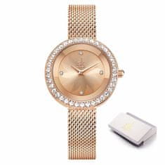 Shengke Ženska ročna ura Glitter Rose Gold