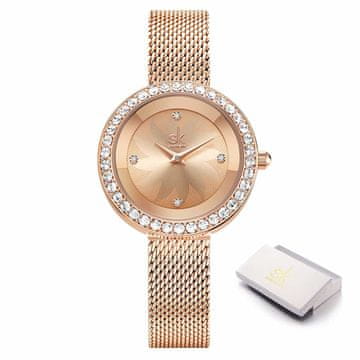 Shengke Ženska ročna ura Glitter Rose Gold