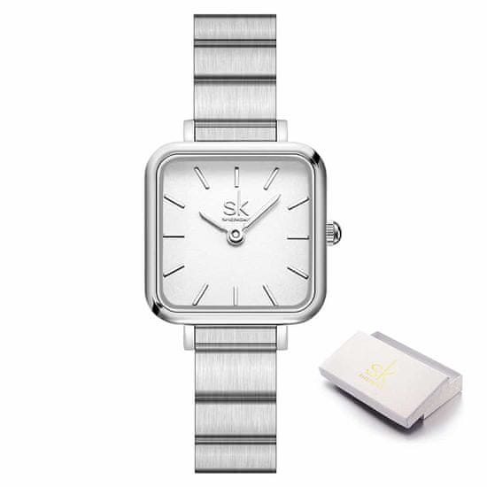Shengke Ženska ročna ura Luxe Silver