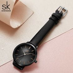 Shengke Ženska ročna ura Graceful Black