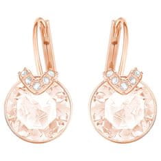 Swarovski Bleščeči bronasti uhani Bella 5299318