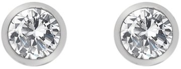 Hot Diamonds Srebrni uhani s topazom in pravim diamantom Willow DE584