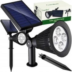 Malatec Solarna reflektorska talna ali stenska 4 LED svetilka IP65