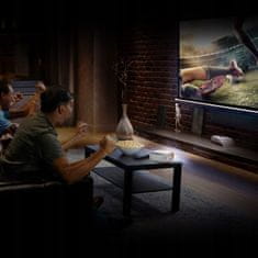Dexxer Prenosni WIFI LED projektor HDMI USB AV in zvočnik 100"