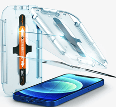 Spigen EZ Fit zaščitno steklo, za iPhone 12/Pro