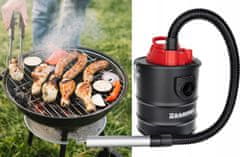 Kaminer HEPA Industrijski kaminski sesalnik 15L za pepel 1200W + torba za drva