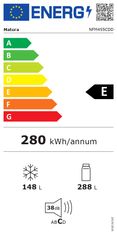 Matura  NFM455CDD ŠTIRIVRATNI HLADILNIK , NoFrost, Multi-vent technology