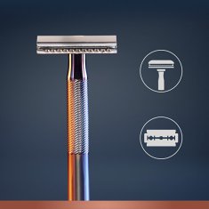 Gillette King brivnik (Double Edge Safety Razor) + britvice 5 kosov