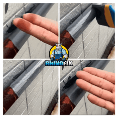 RHINOSTRONG Sredstvo za prekrivanje rje | Anti-rust | Temeljna barva | Siva