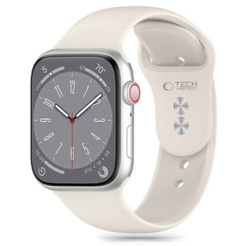 Tech-protect Silicone pašček za Apple Watch 38/40/41mm, starlight