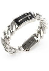 Guess Modna jeklena zapestnica za moške South Elemeda JUMB04022JWSTBKS