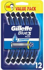 Gillette Brivniki za enkratno uporabo Blue3 Plus Comfort 12 kos