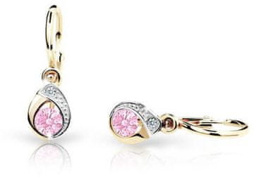 Cutie Jewellery Otroški uhani iz rumenega zlata C1898-10-X-1