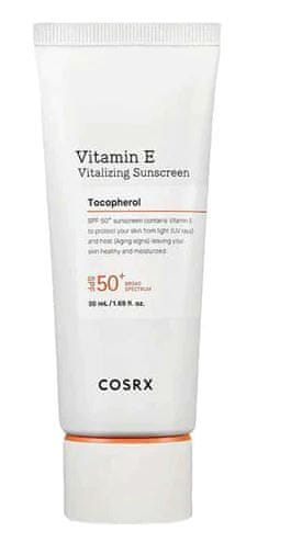 Cosrx Vitalizirajoča krema za sončenje z vitaminom E SPF 50+ (Vitalizing Sunscreen) 50 ml