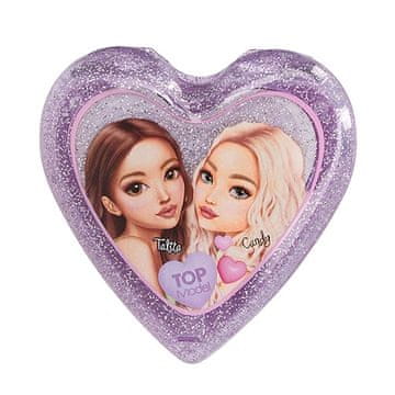 Top Model Skládací kartáč , Fialový, Talita a Candy