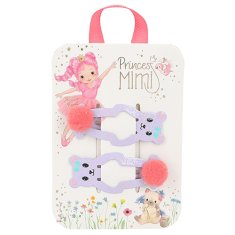 Princess Mimi Sponky do vlasů , Fialové kočičky, 2ks