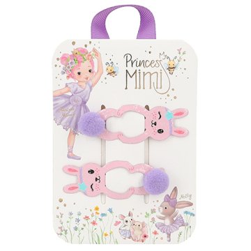 Princess Mimi Sponky do vlasů , Růžový zajíčci, 2ks