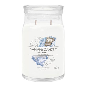 Yankee Candle Svíčka Signature velká, Soft Blanket, Jemná přikrývka, 567 g