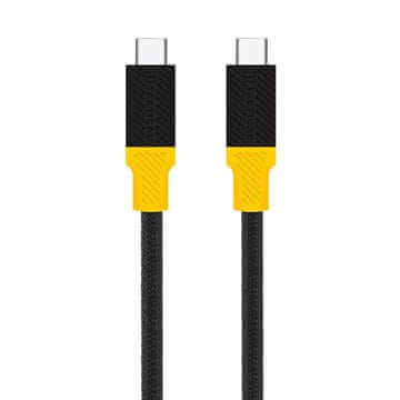 Tactical Taktični kabel BlackBird USB4 1m črno/rumeno