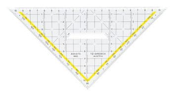 Aristo Geo-trikotnik z držalom, 22,5 cm