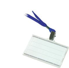 Donau Identif. kartice na modri vrvici 54x88mm 50 kos