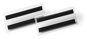Durable Magnetni žepki 150x76 mm prozorni 10 kos