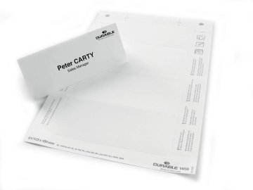 Durable Vložni listi za namizne ploščice (1459) 40 kos