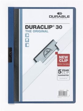 Durable Mapa Duraclip (2200) A4 temno modra