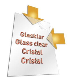 Durable L mapa (2313) prozorna, gladka, PP 0,12mm, 10 kos