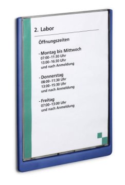 Durable Info ploščica Click A4 210x297 mm modra (4867)