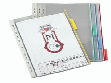 Durable Predstavitvena mapa (5607) modra, 5 kos