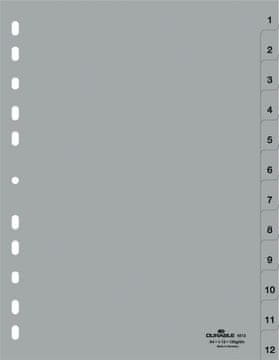 Durable Ločilni listi A4 1-12 (6512)