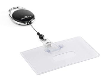 Durable Ovitek za mag. kartice na izvl. vrvici 54x87mm