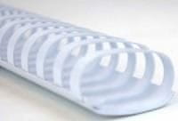 Klipko Spirale PVC 32 mm, bele, 50 kos ovalne