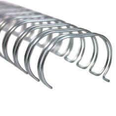 Klipko Spirale žica 7,9 mm srebrne, 100 kos 3:1