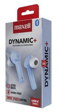 Maxell Brezžične Bluetooth slušalke Dynamic+ bele