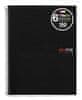 Zvezek A5, črtast, 150-listni, 70g, ORIGINAL 6, PP, črn