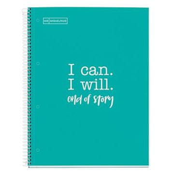 Miquelrius Zvezek A4, črtast, 80-listni, 90g, MESSAGES, karton