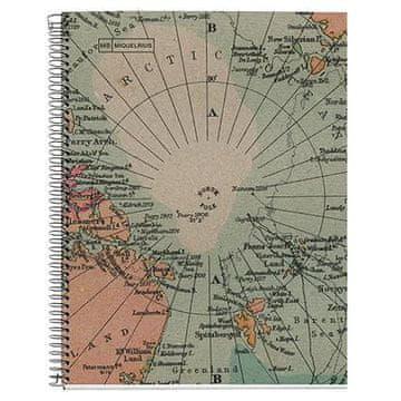 Miquelrius Zvezek A4, karo, 80-listni, 80g, ECOMAP, recikl. karton