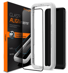 Spigen AlignMaster FC zaščitno steklo, za iPhone 11/XR, 2/1