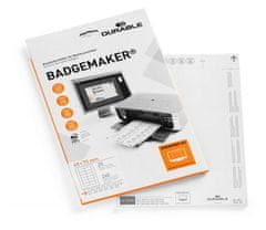 Durable Vložni listi za identifikacijske kartice BADGEMAKER