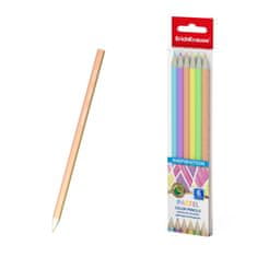 Erich Krause Barvice pastel, šestkotne, 6 barv