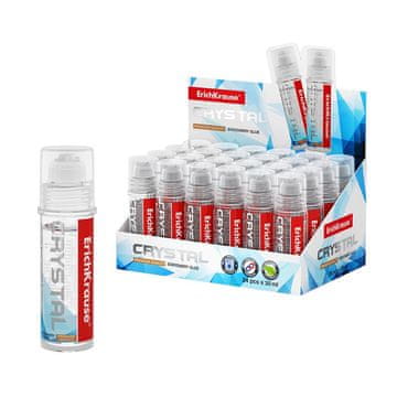 Erich Krause Prosojno pisarniško lepilo Crystal 30 ml, 24 KOS