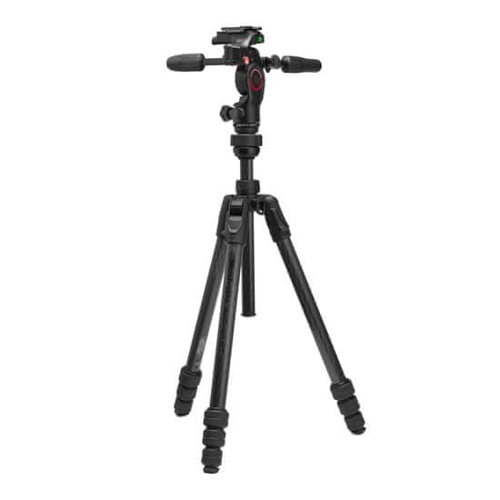 Manfrotto NOVO Befree GT PRO karbonsko foto/video potovalno stojalo, 3 Way glava - TWIST LOCK - (MKBFRTC4GTFB-3W)