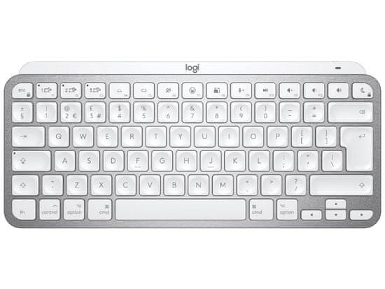 Logitech MX Keys Mini tipkovnica za MAC, siva (Pale Grey), SLO g. (920-010526)