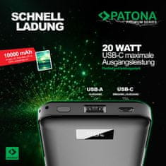 PATONA Premium Powerbank Stark 3.0 PD20W 10.000mAh, USB-C