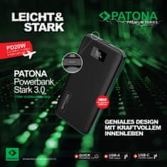 PATONA Premium Powerbank Stark 3.0 PD20W 10.000mAh, USB-C